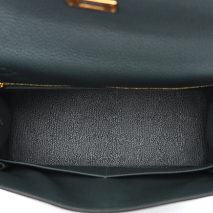 Hermes Togo Kelly Retourne 28 Vert Cypress 5 of 13