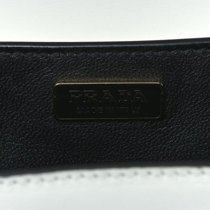 Prada City Calf Denim Cahier Bag Blue Fuoco 9 of 20