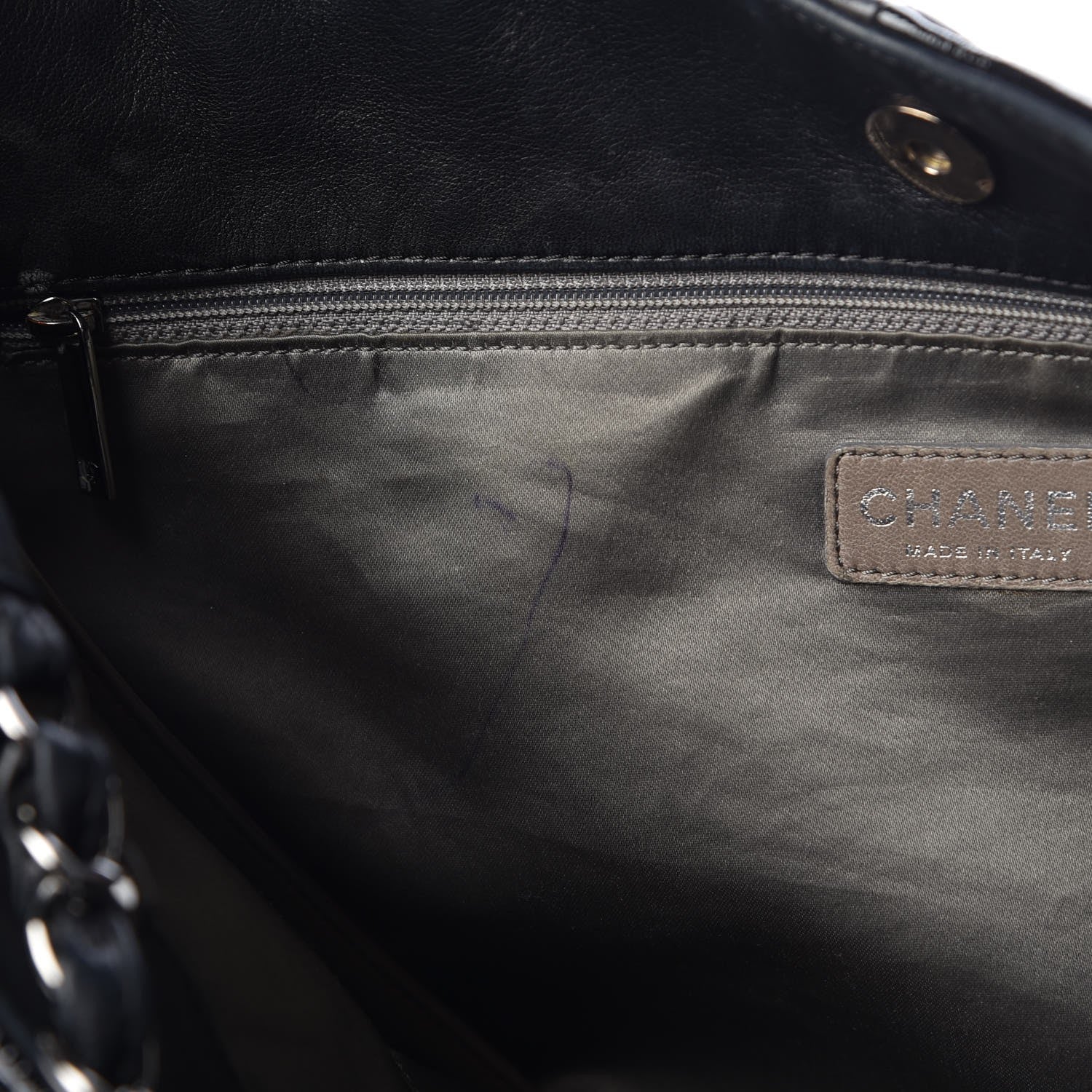 Chanel Patent Calfskin Patchwork Brooklyn Tote Black 9 of 9