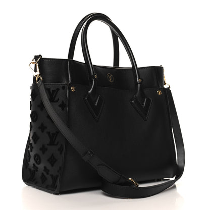 Louis Vuitton Calfskin Monogram Tufting On My Side Black 3 of 9