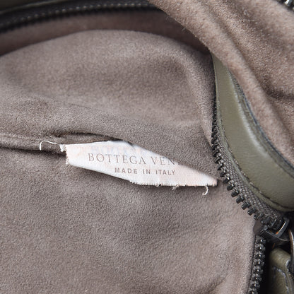 Bottega Veneta Nappa Intrecciato Large Veneta Hobo Kaki Fondente 7 of 10