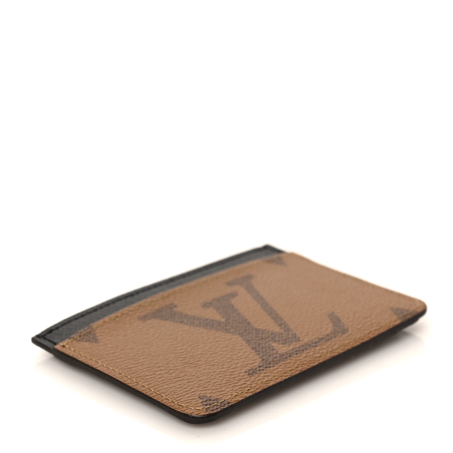 Reverse Monogram Side Up Card Holder