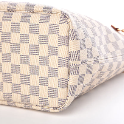 Louis Vuitton Damier Azur Neo Neverfull MM Rose Ballerine 7 of 11