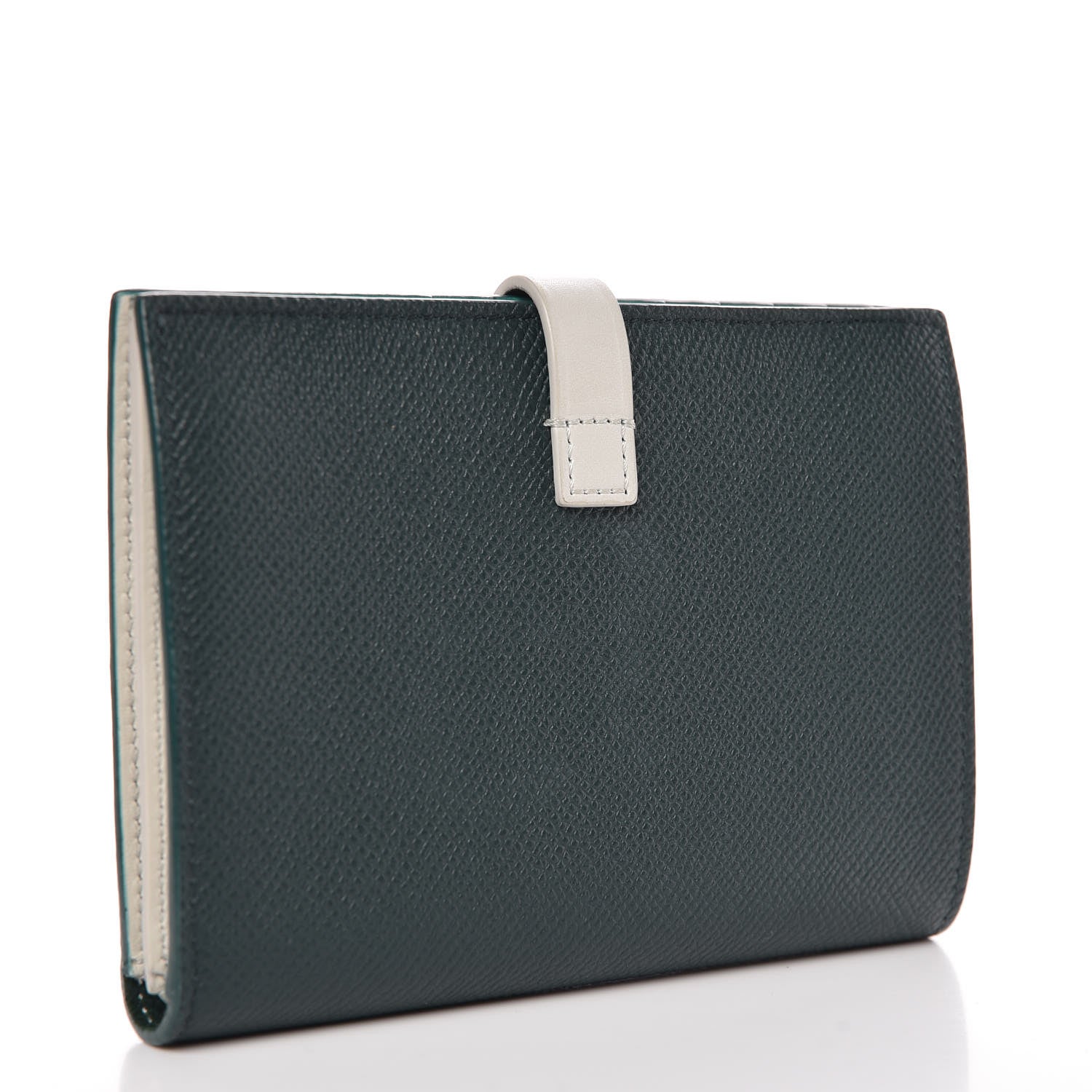 Celine Grained Calfskin Medium Multifunction Strap Wallet Amazone Chalk 3 of 8