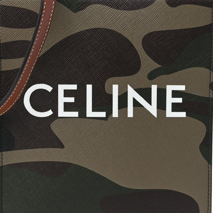 Celine Canvas Calfskin Mini Vertical Cabas Khaki 6 of 9