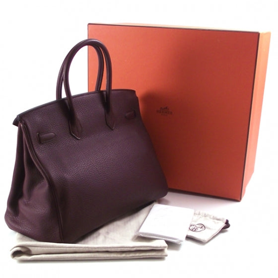 Taurillon Clemence BIRKIN 35 Plum