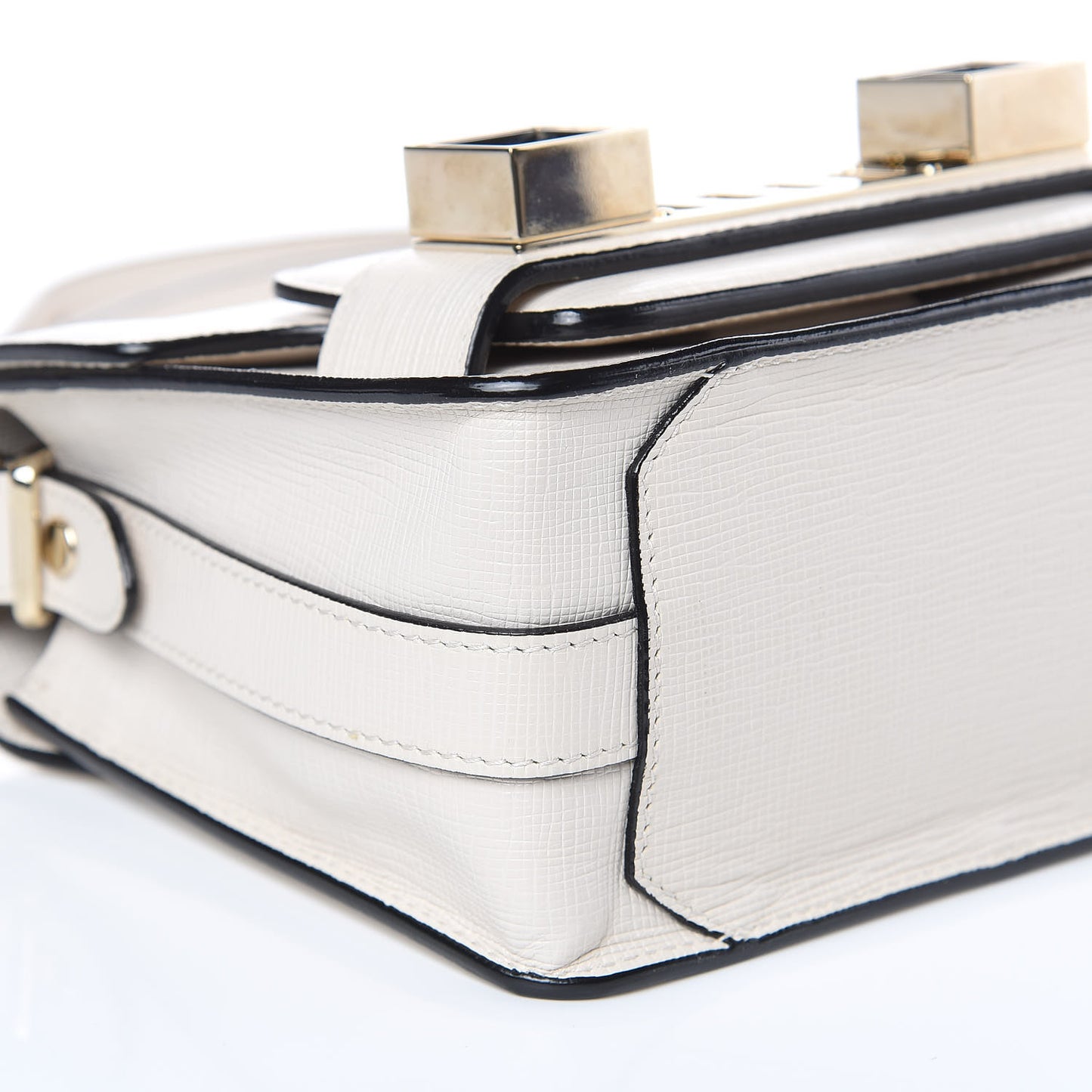 Linosa Calfskin Tiny PS11 Classic Shoulder Bag White