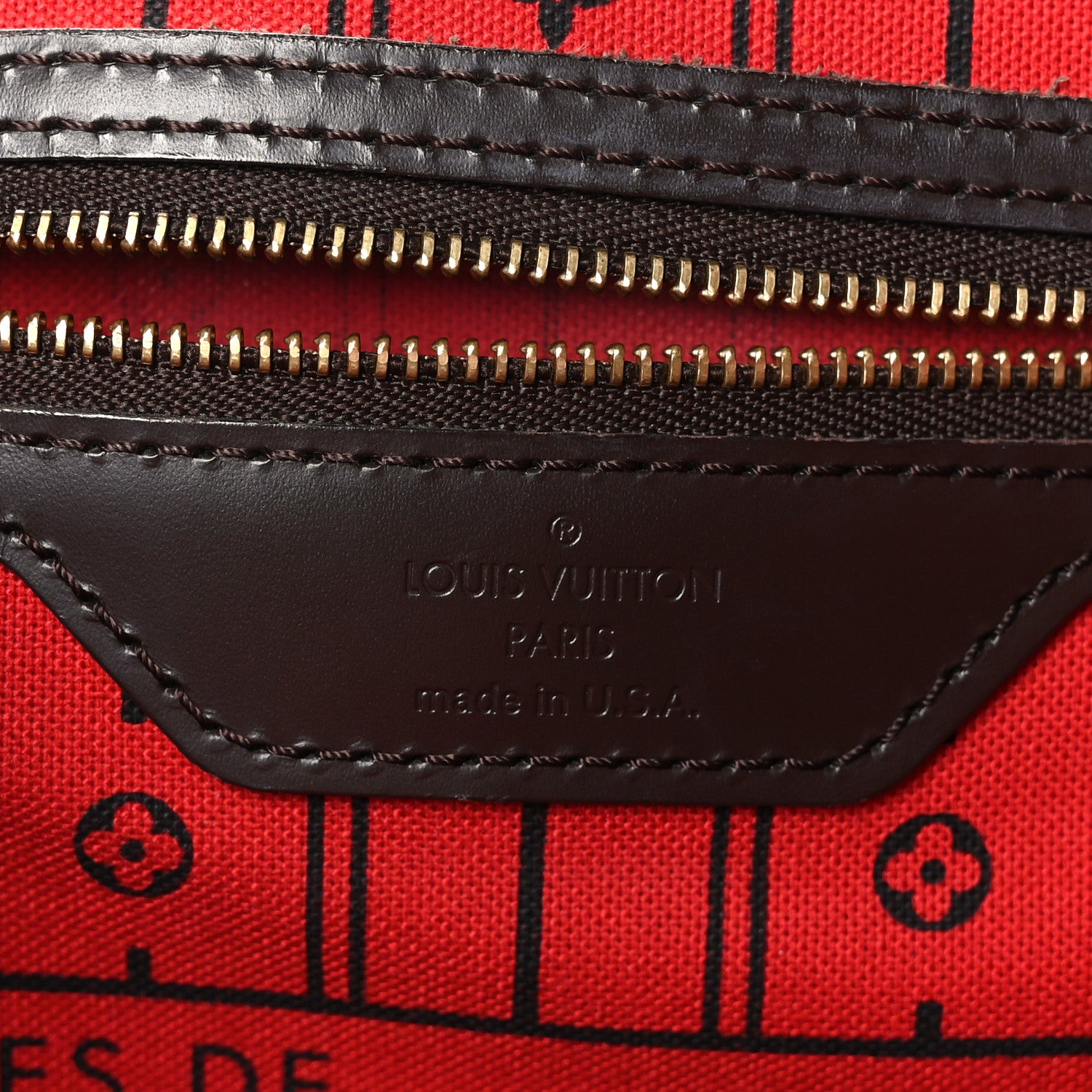 Louis Vuitton Damier Ebene Neverfull GM 6 of 9