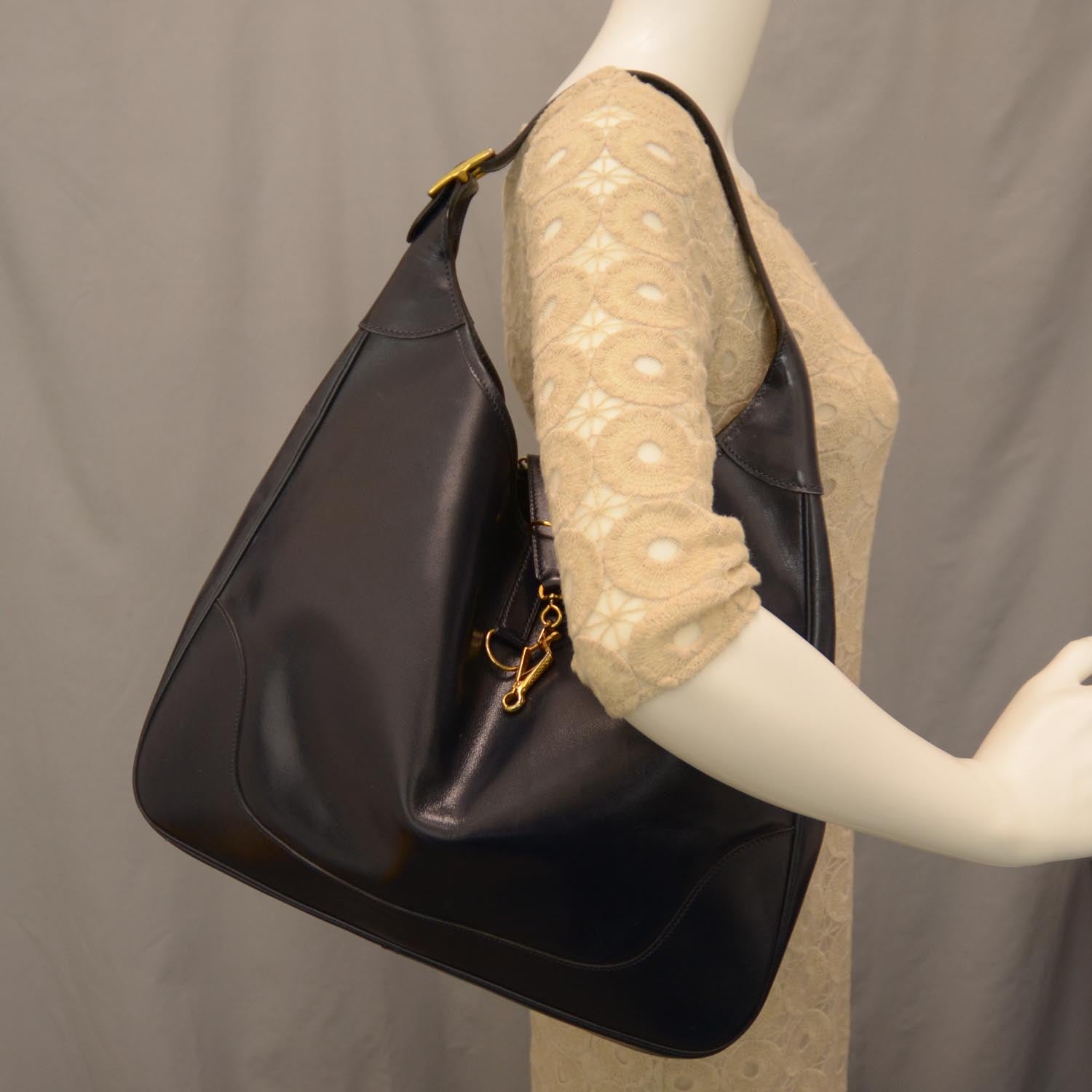 Hermes Box Leather Trim II 38 Navy 2 of 8
