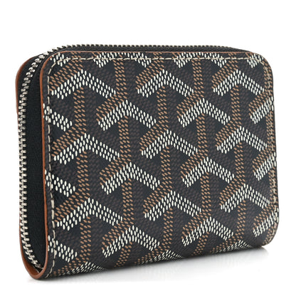 Goyard Goyardine Matignon Porte Monnaei Wallet Black Gold 3 of 7