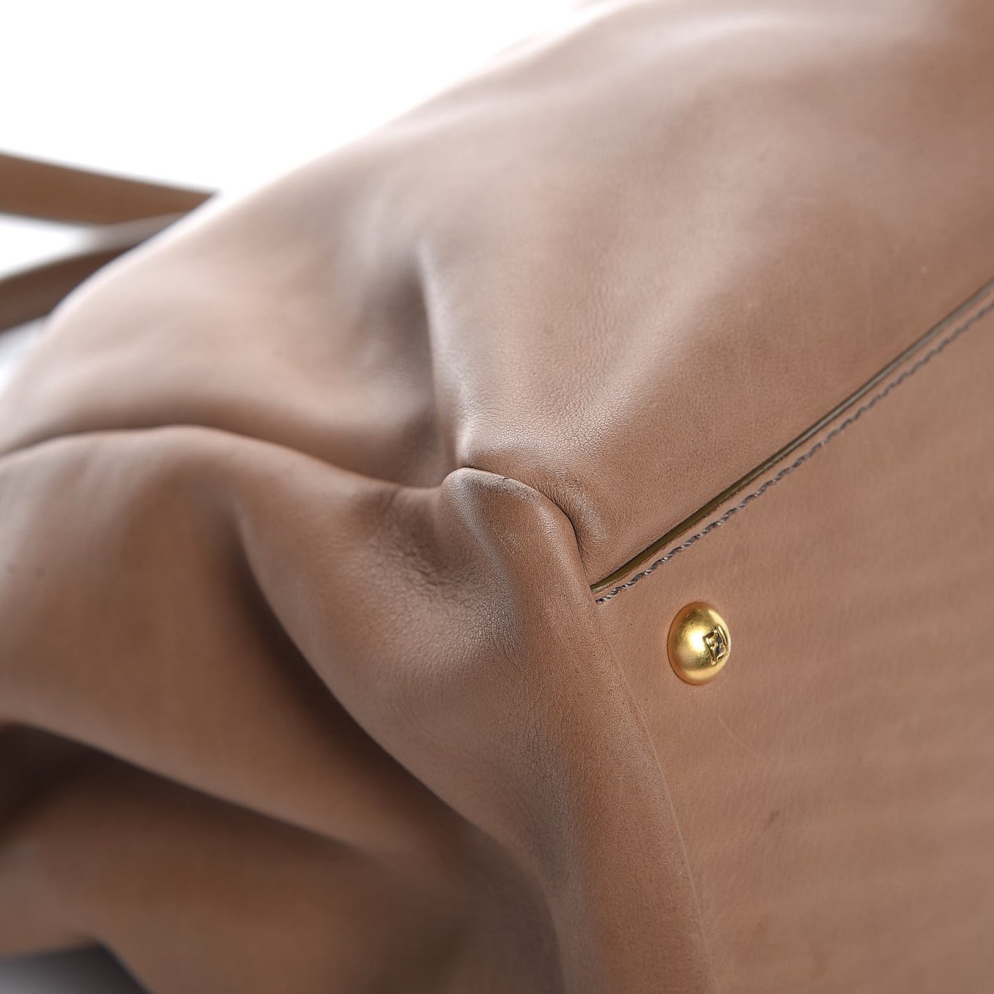 Vitello Saddle Large Peekaboo Iconic Satchel Moro