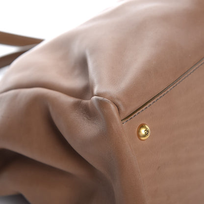 Fendi Vitello Saddle Large Peekaboo Iconic Satchel Moro 14 of 19