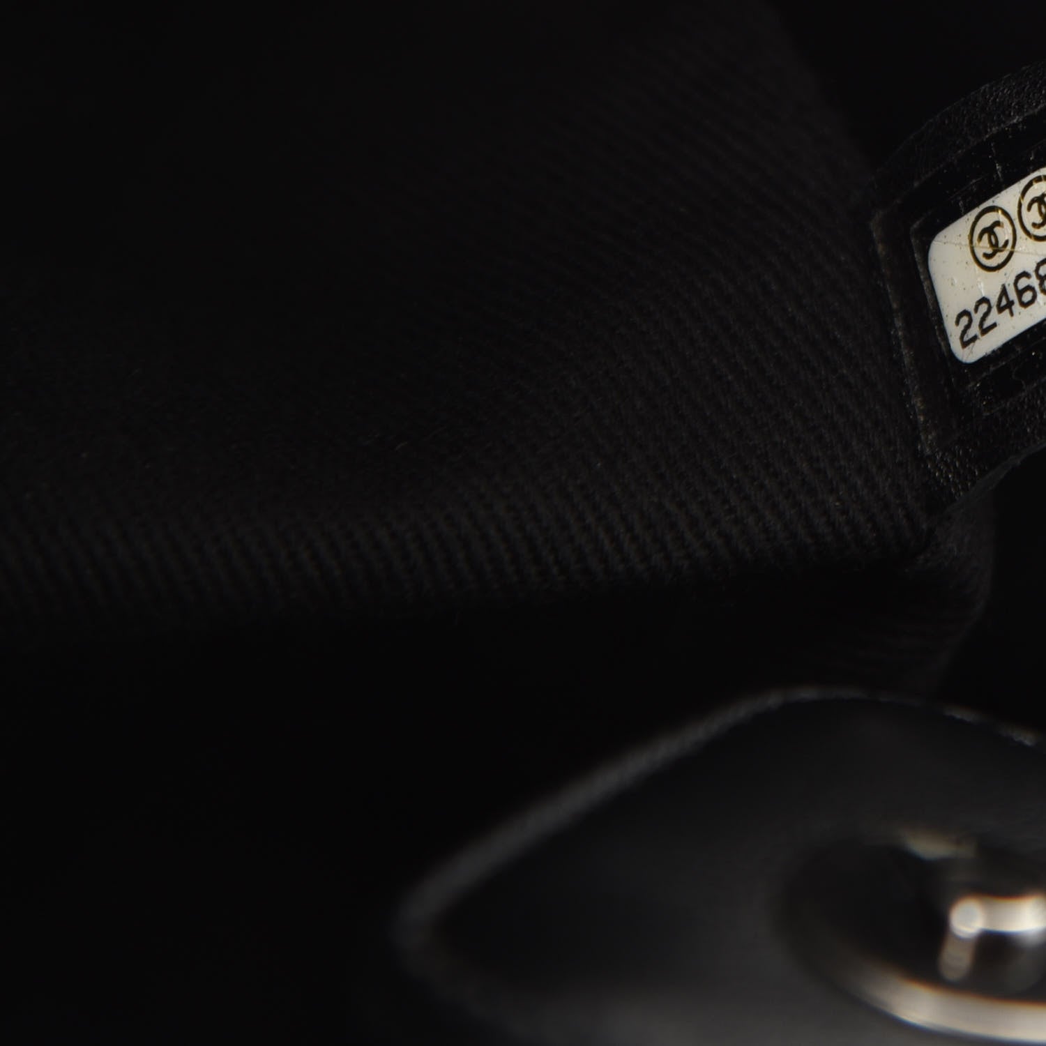 Chanel Caviar Quilted Medium CC Bucket Bag Dark Blue 9 of 10