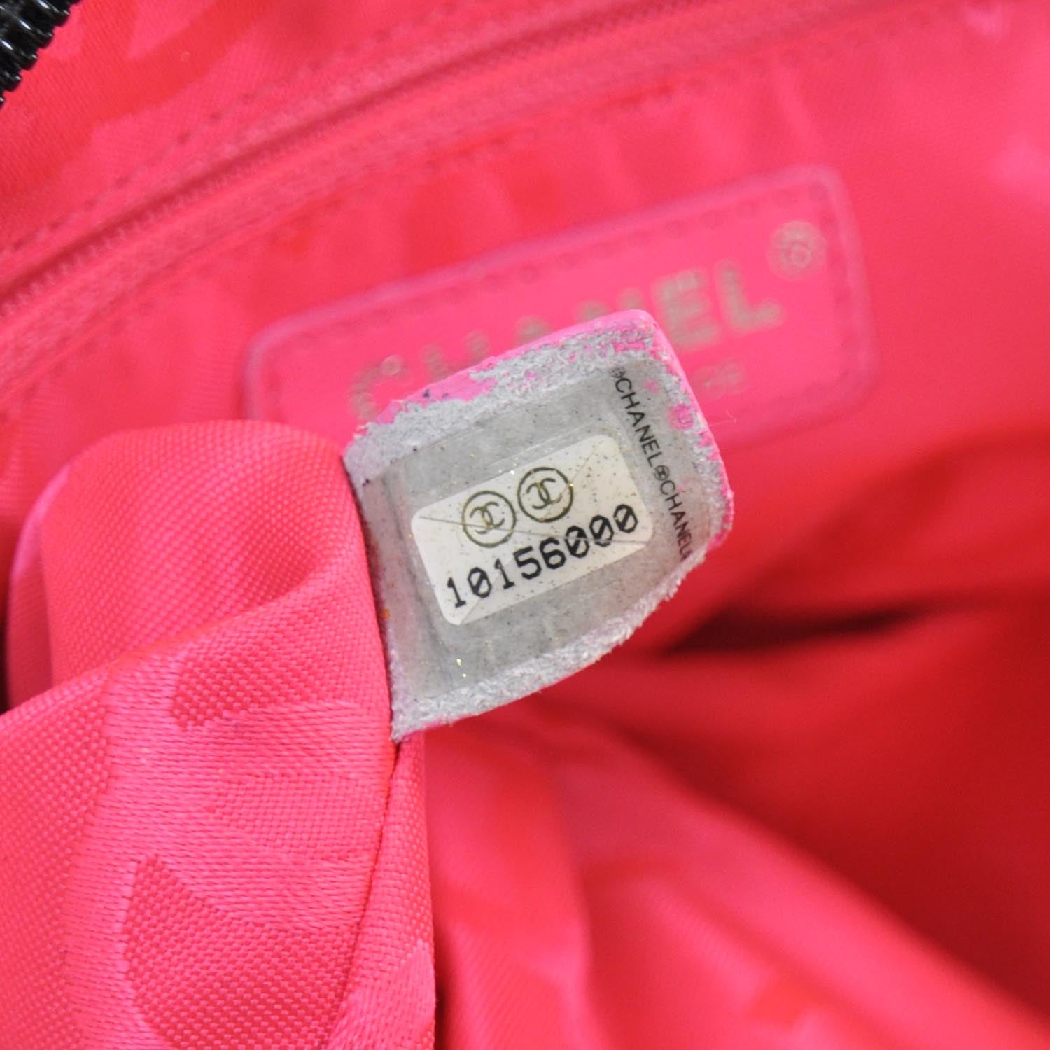 Chanel Calfskin Quilted Large Cambon Bowler Black White 8 of 9