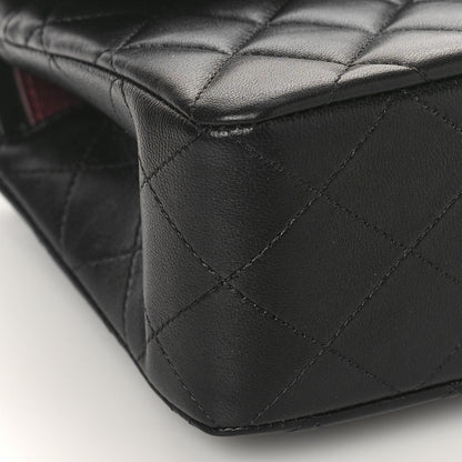 Chanel Lambskin Quilted Small Double Flap Black 8 of 9