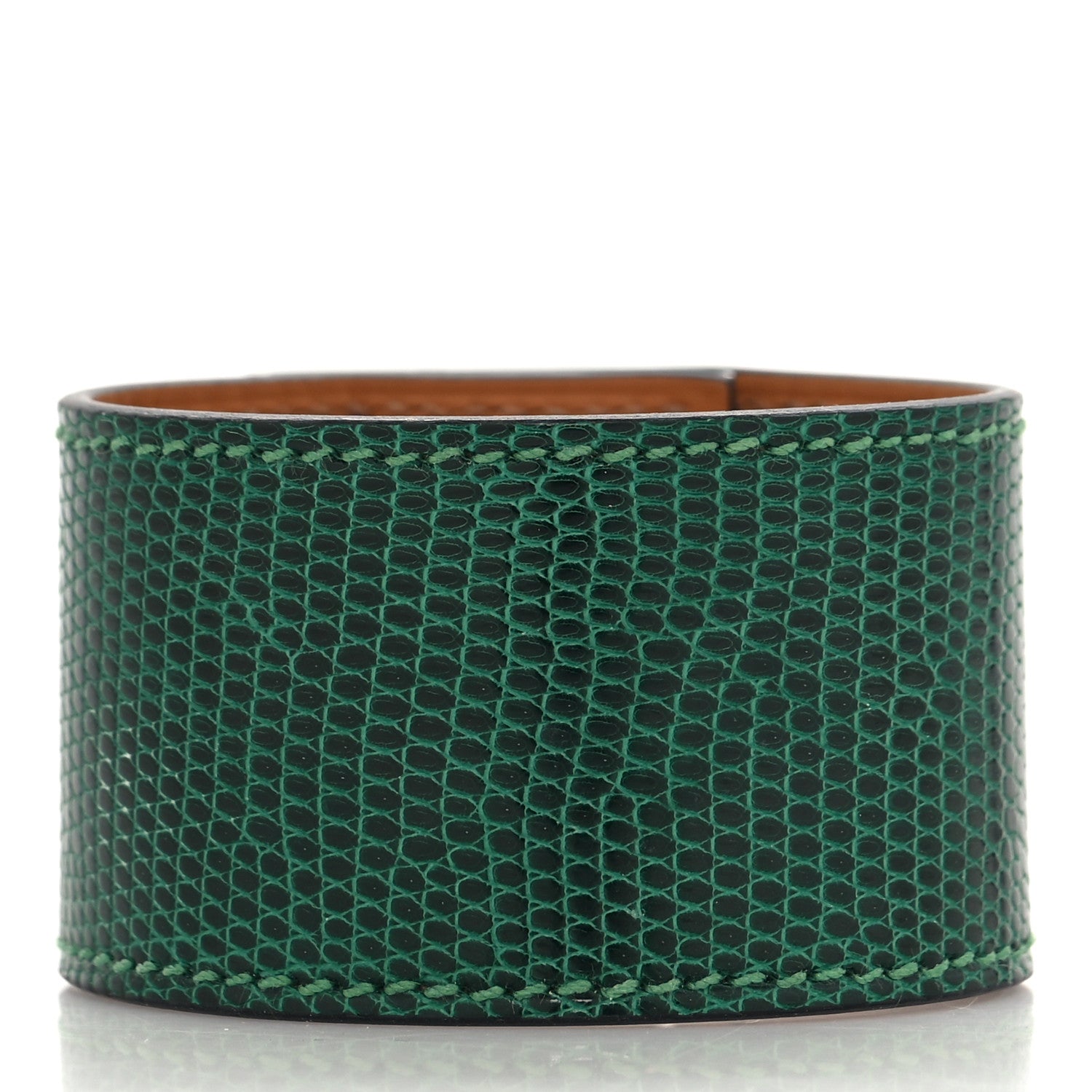Hermes Lizard Kelly Dog Bracelet T2 Vert Moyen 3 of 5