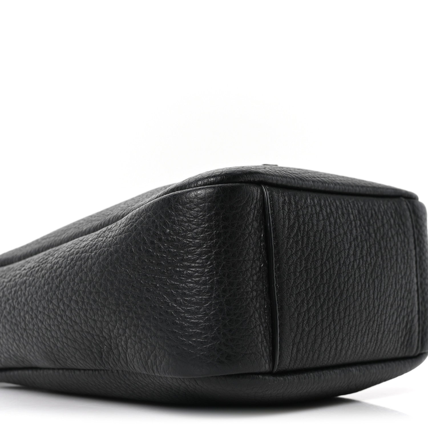 Saint Laurent Grained Calfskin Baby Le 5 A 7 Supple Hobo Black 10 of 10