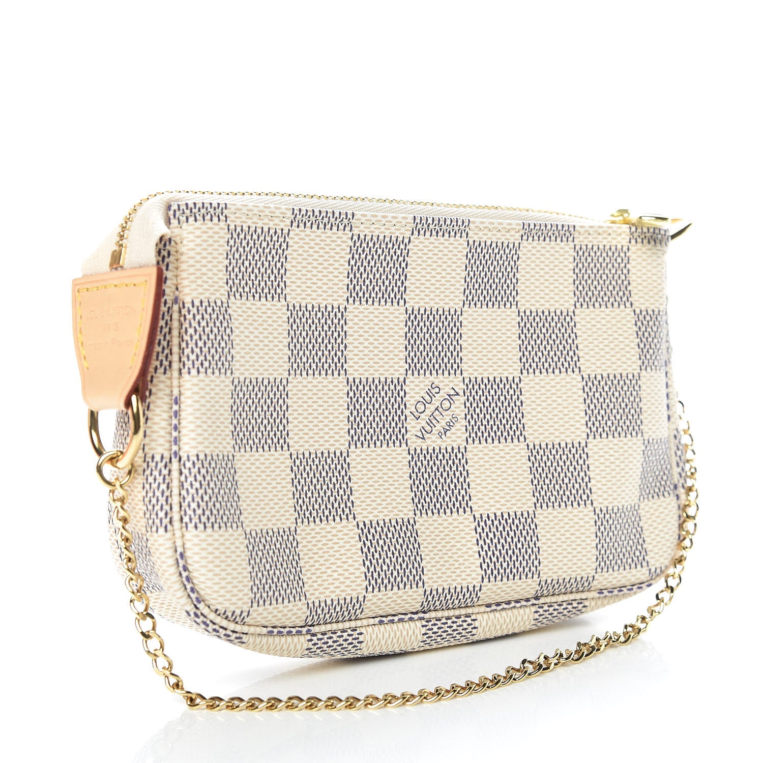 Louis Vuitton Damier Azur Mini Pochette Accessories 3 of 8