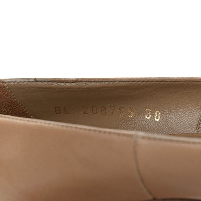 Saint Laurent Calfskin Tribtoo 105 Platform Pumps 38 Nude 8 of 9