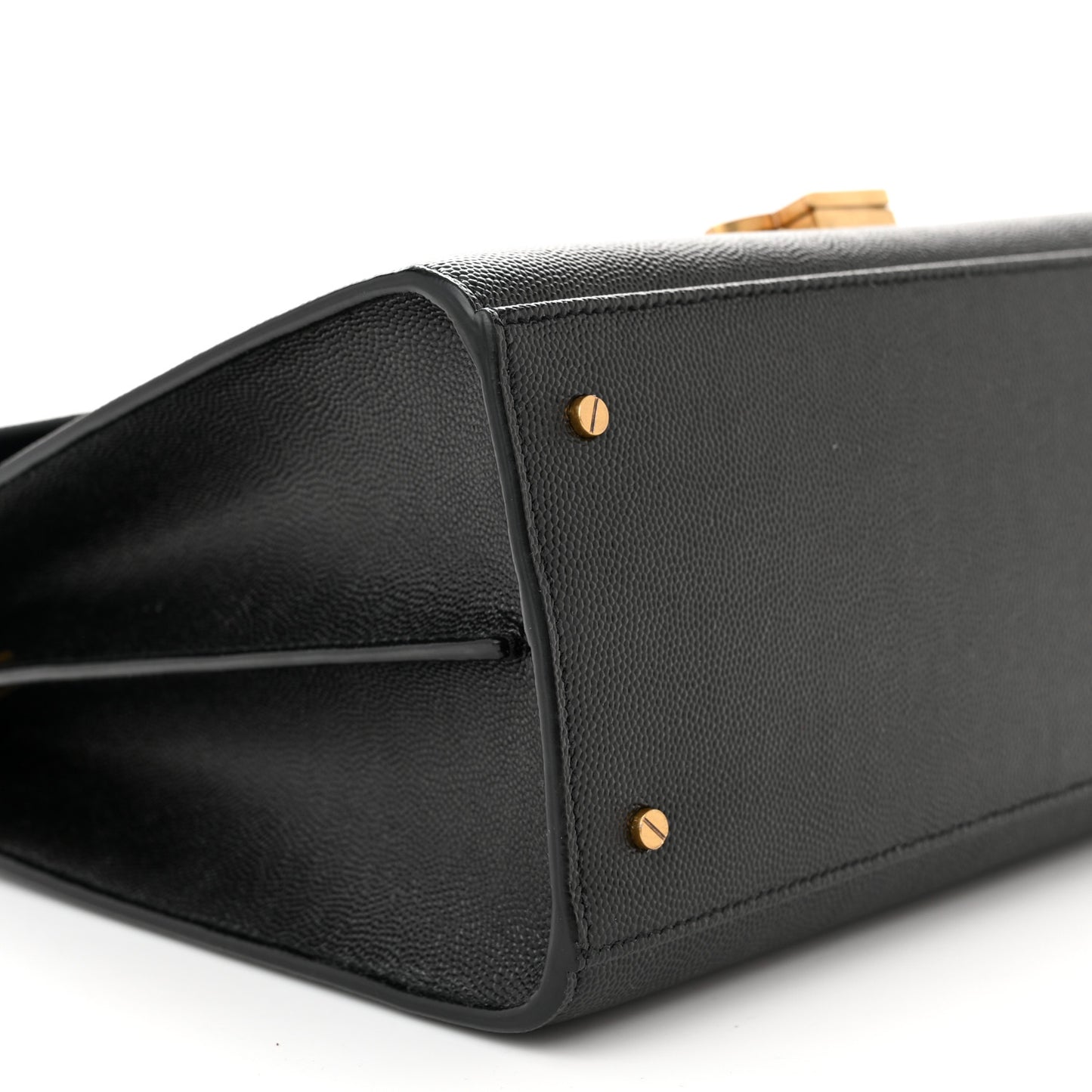 Grain de Poudre Medium Classic Monogram Cassandra Top Handle Black