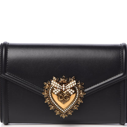 Dolce & Gabbana Agnello Vitello Devotion Belt Bag Black 11 of 12
