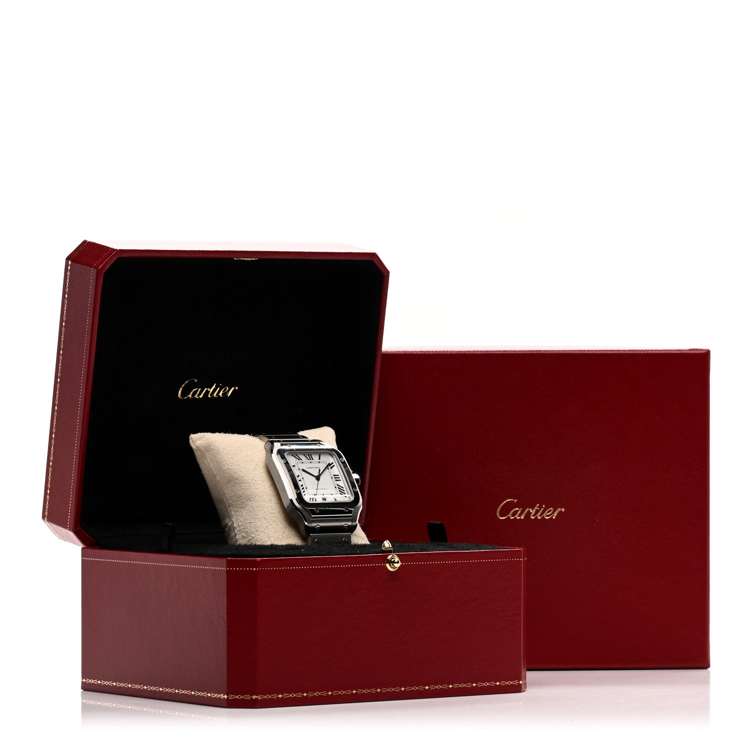 Cartier Stainless Steel 39.8mm Santos De Cartier Automatic Watch 5 of 5