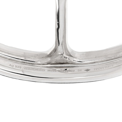 Hermes Sterling Silver Chaine D'Ancre Punk Double Ring 53 6.25 4 of 5