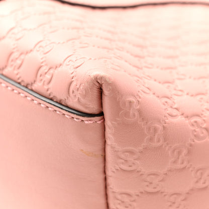Gucci Soft Microguccissima Medium Zippered Satchel Soft Pink 11 of 13