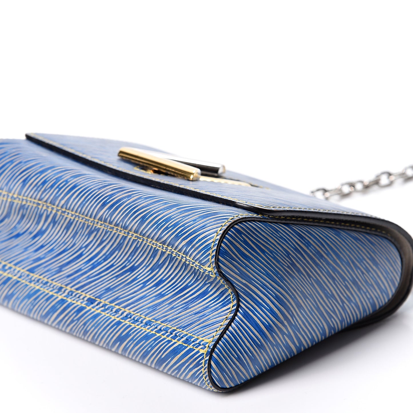 Epi Twist Shoulder Bag PM Denim Light