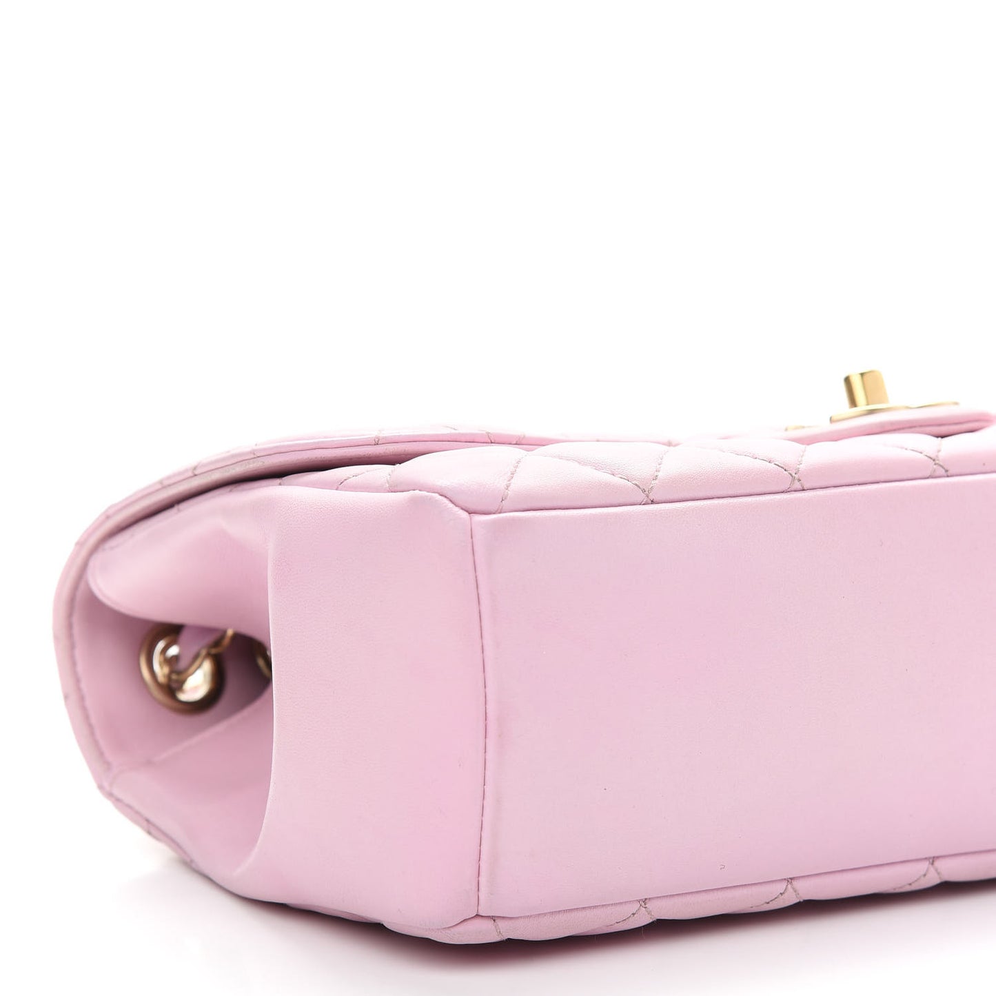 Lambskin Quilted Medium Mademoiselle Chic Flap Pink