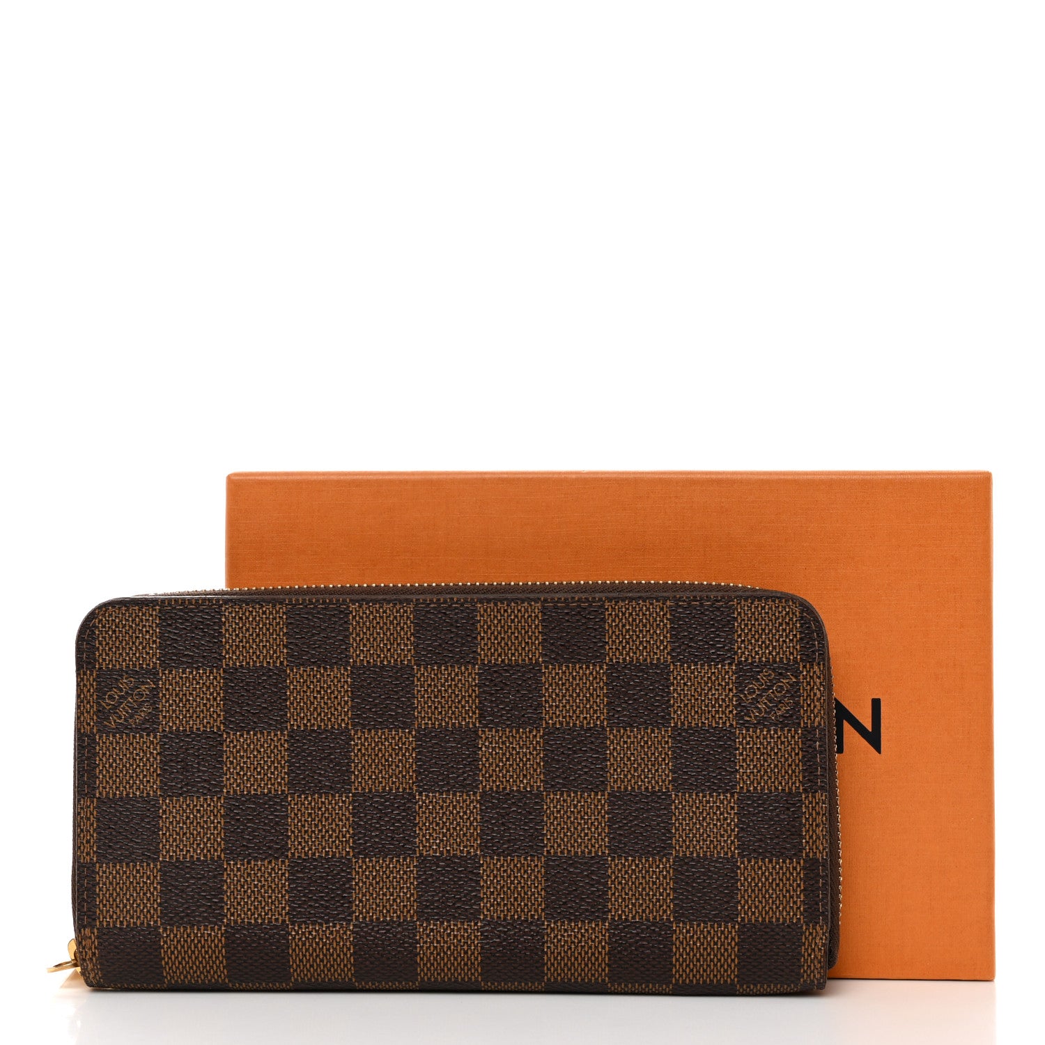Louis Vuitton Damier Ebene Zippy Wallet Rose Ballerine 13 of 13