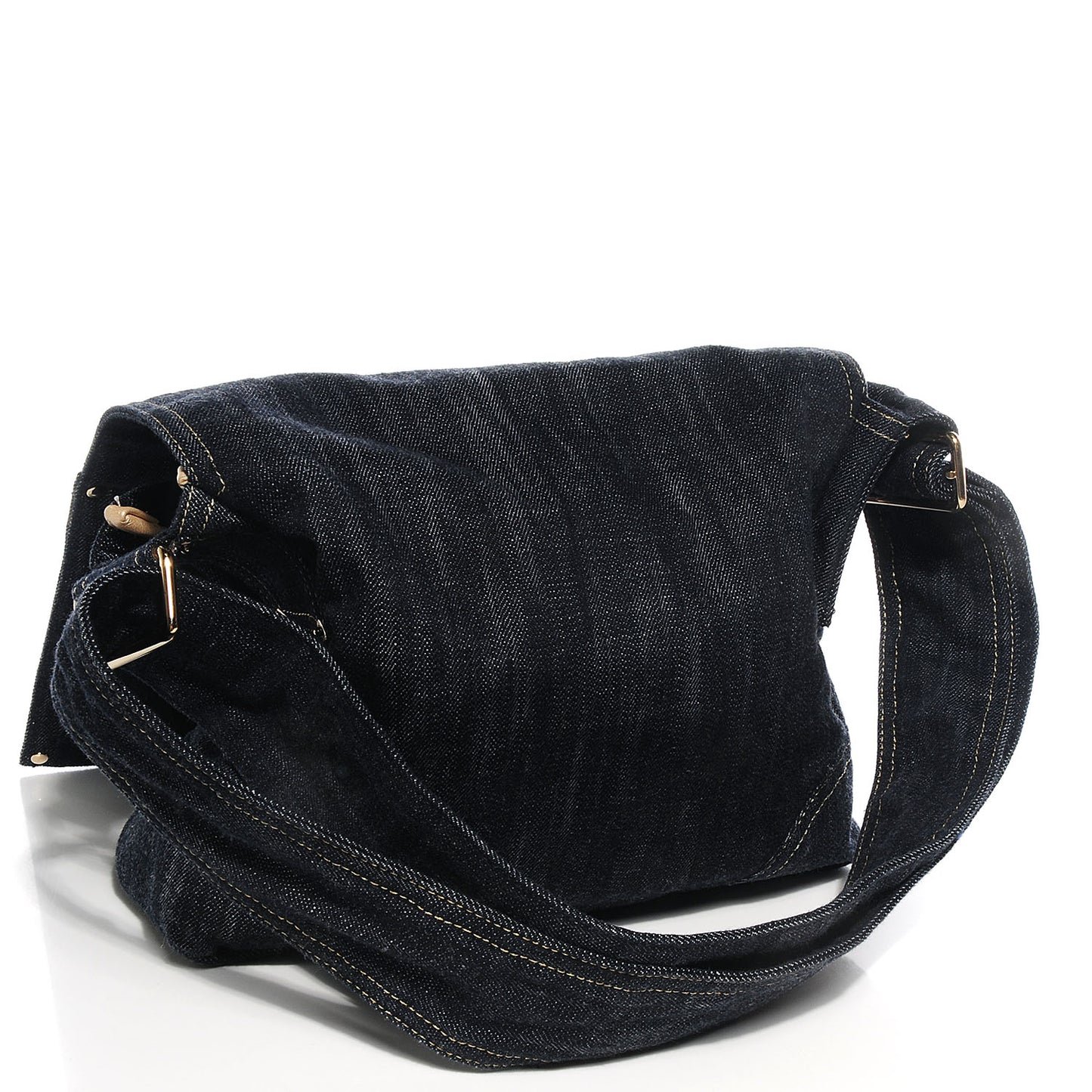 Denim CC Messenger Bag