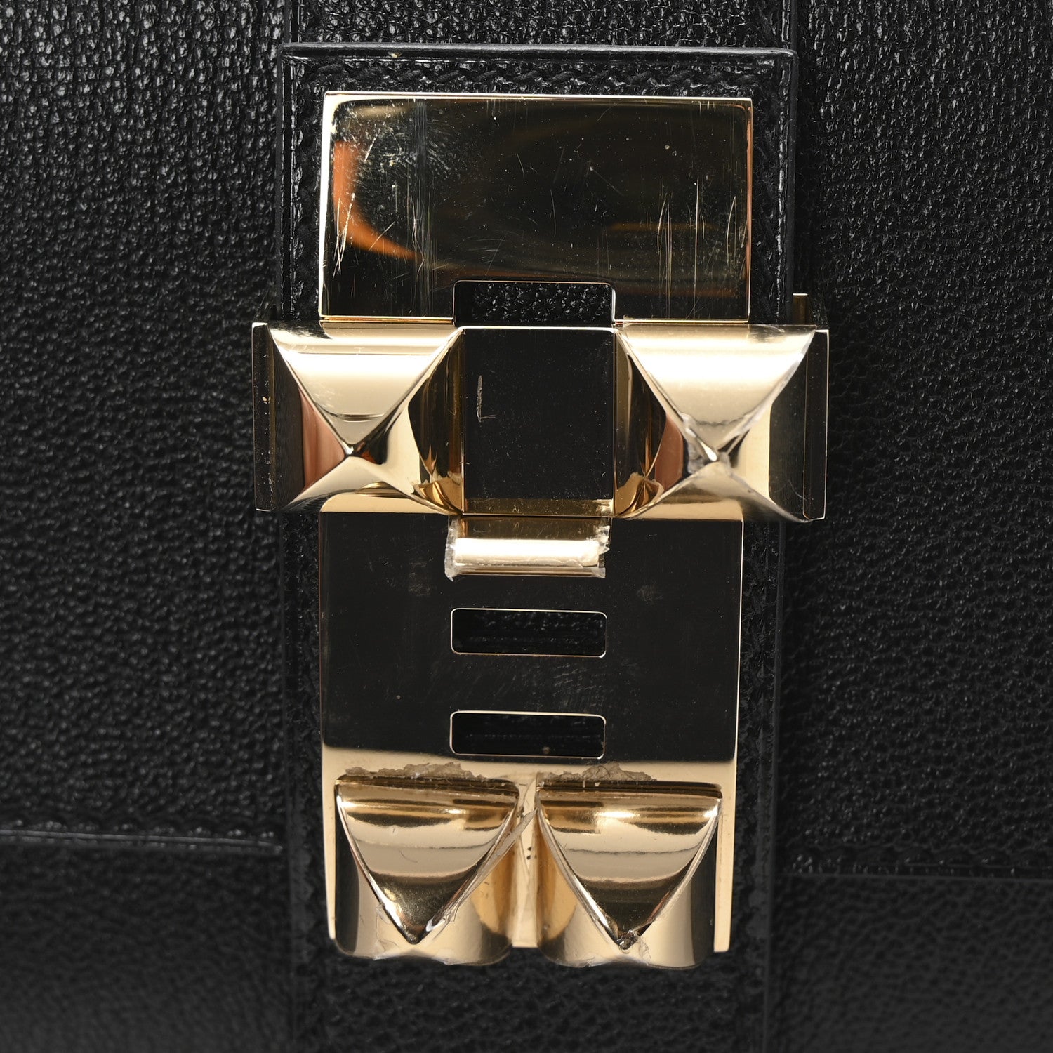 Hermes Chevre Mysore Medor 23 Clutch Black 8 of 9