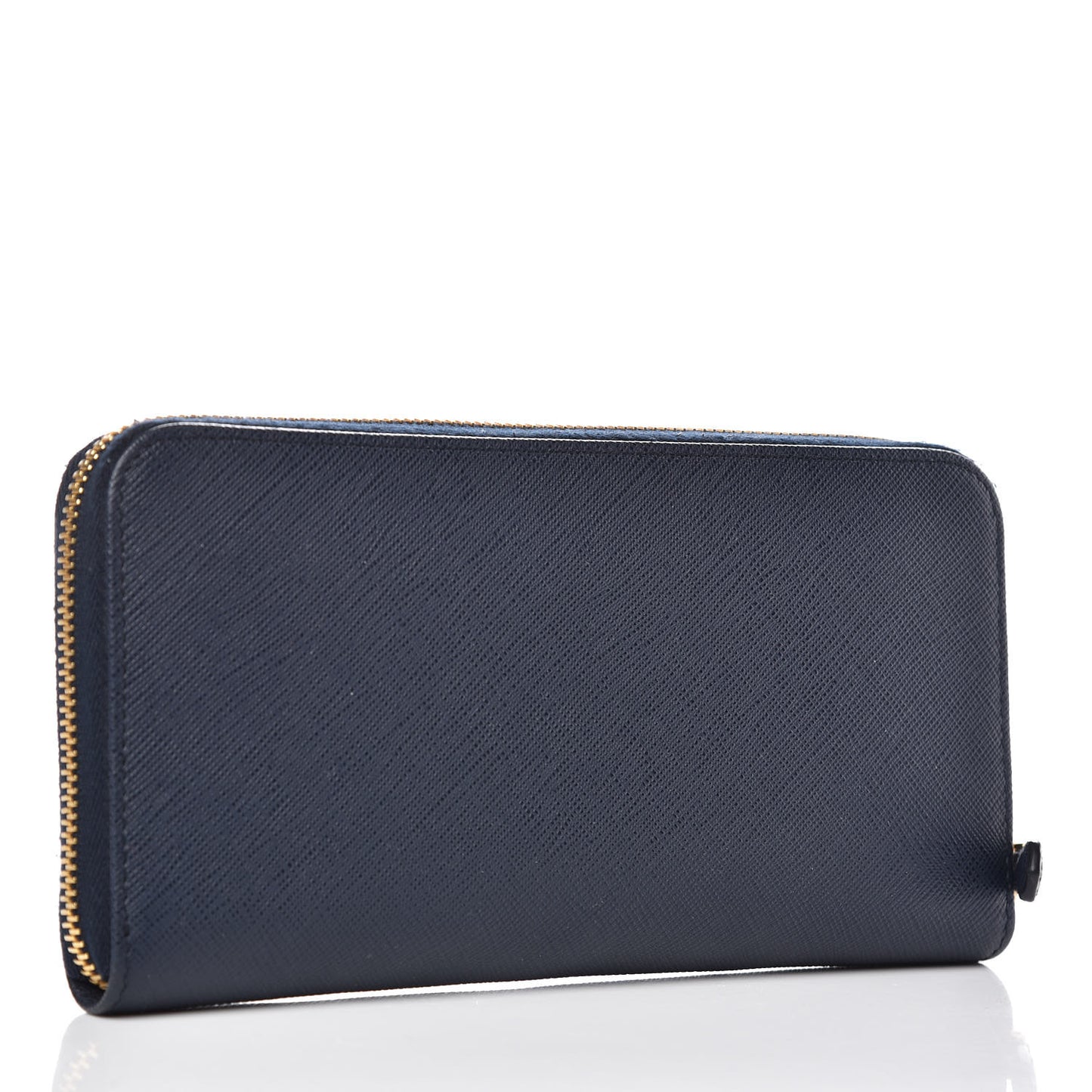 Saffiano Metal Zip Around Wallet Baltico