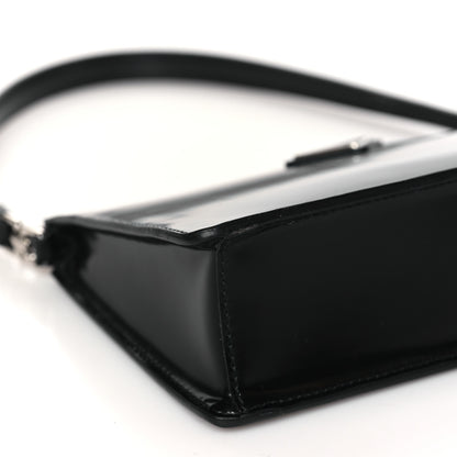 Prada Spazzolato Mini Shoulder Bag Black 8 of 10