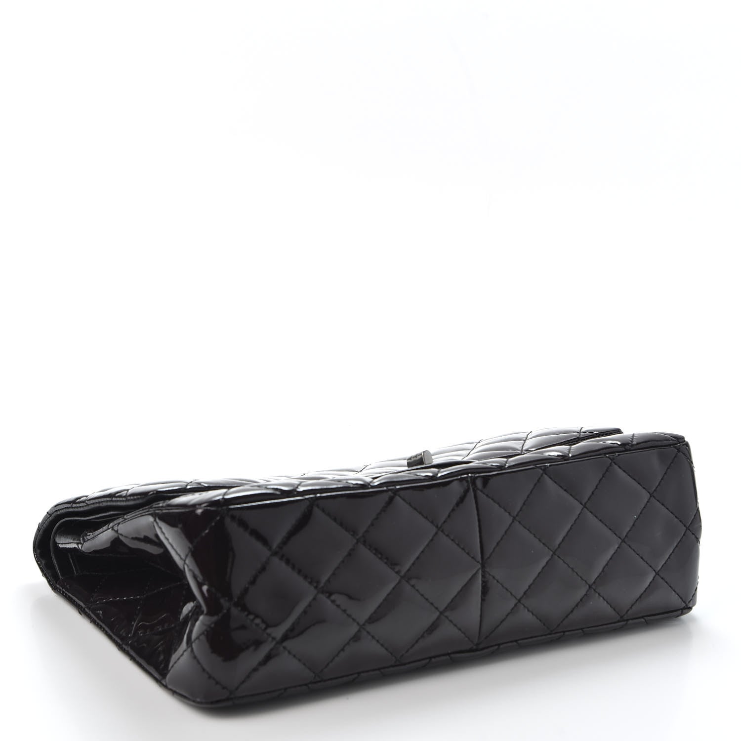 Chanel Patent Quilted 2.55 Reissue 227 Flap Black 3 of 9