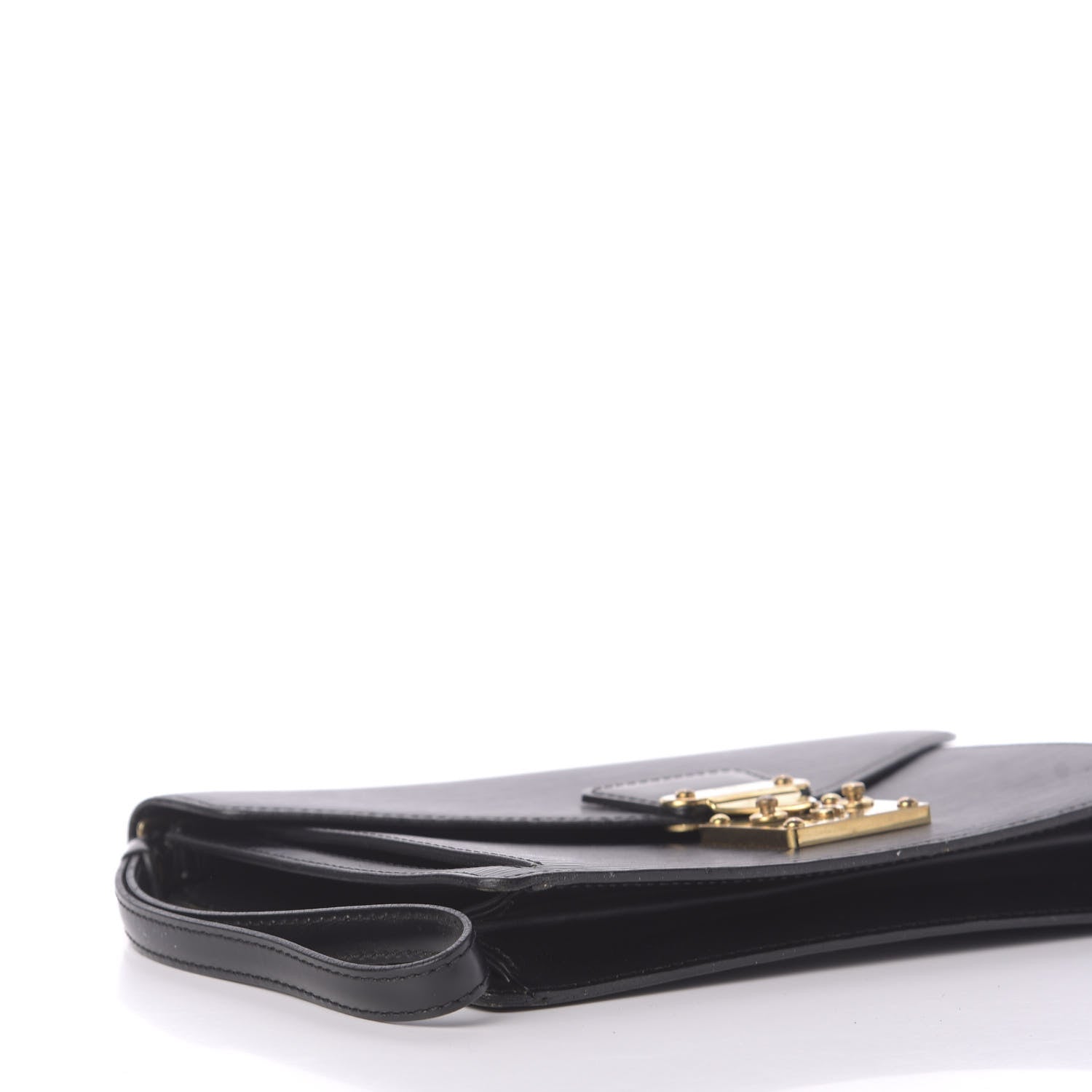 Louis Vuitton Epi Pochette Sellier Dragonne Clutch Black 6 of 11