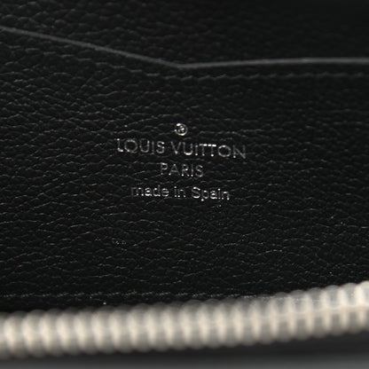 Louis Vuitton Calfskin Zippy Lockme Wallet Black 6 of 8