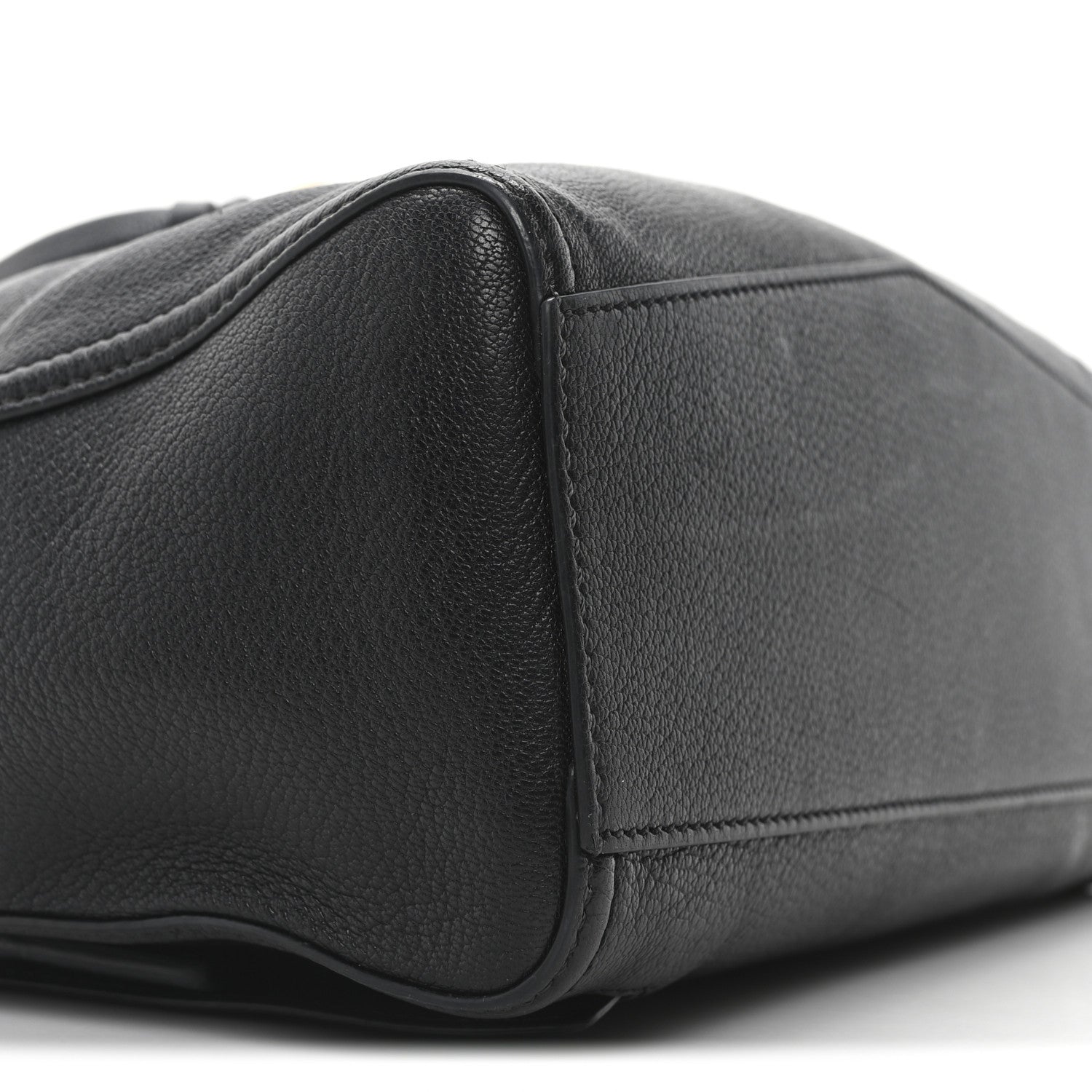 MCM Goatskin Diamant 3D Shoulder Bag Black 9 of 10