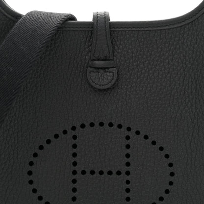 Hermes Taurillon Clemence Evelyne TPM Black 8 of 11