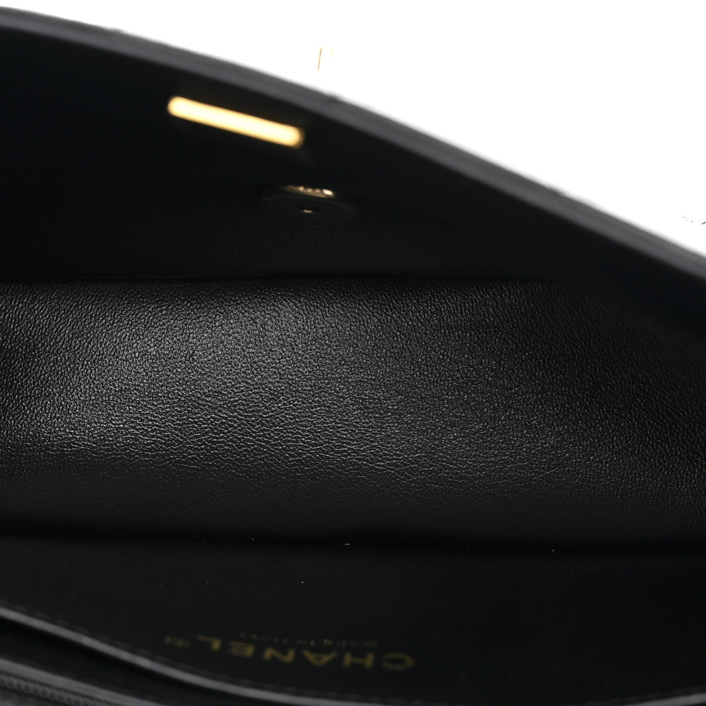 Chanel Lambskin Quilted Mini Rectangular Flap Black 1993922 – FASHIONPHILE