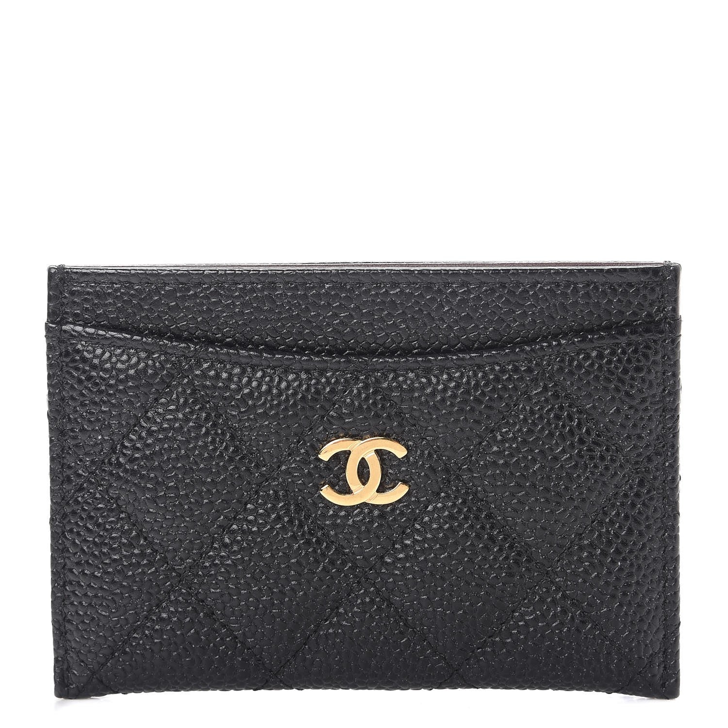Chanel Caviar Quilted Card Holder Black 1 of 9