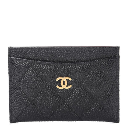 Chanel Caviar Quilted Card Holder Black 1 of 9