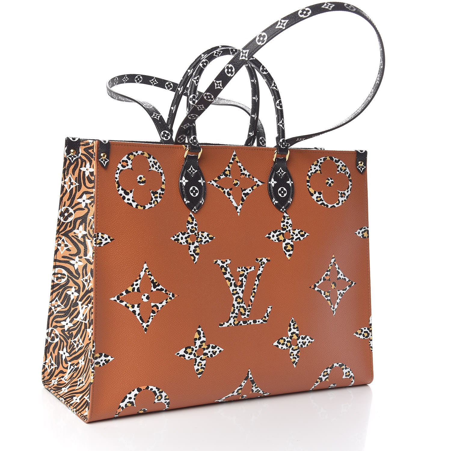 Louis Vuitton Monogram Giant Jungle Onthego GM Black 4 of 11