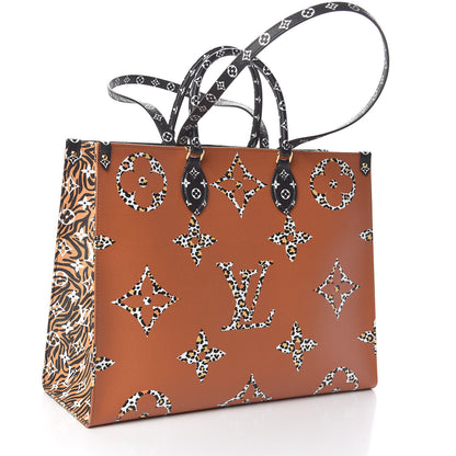 Louis Vuitton Monogram Giant Jungle Onthego GM Black 4 of 11