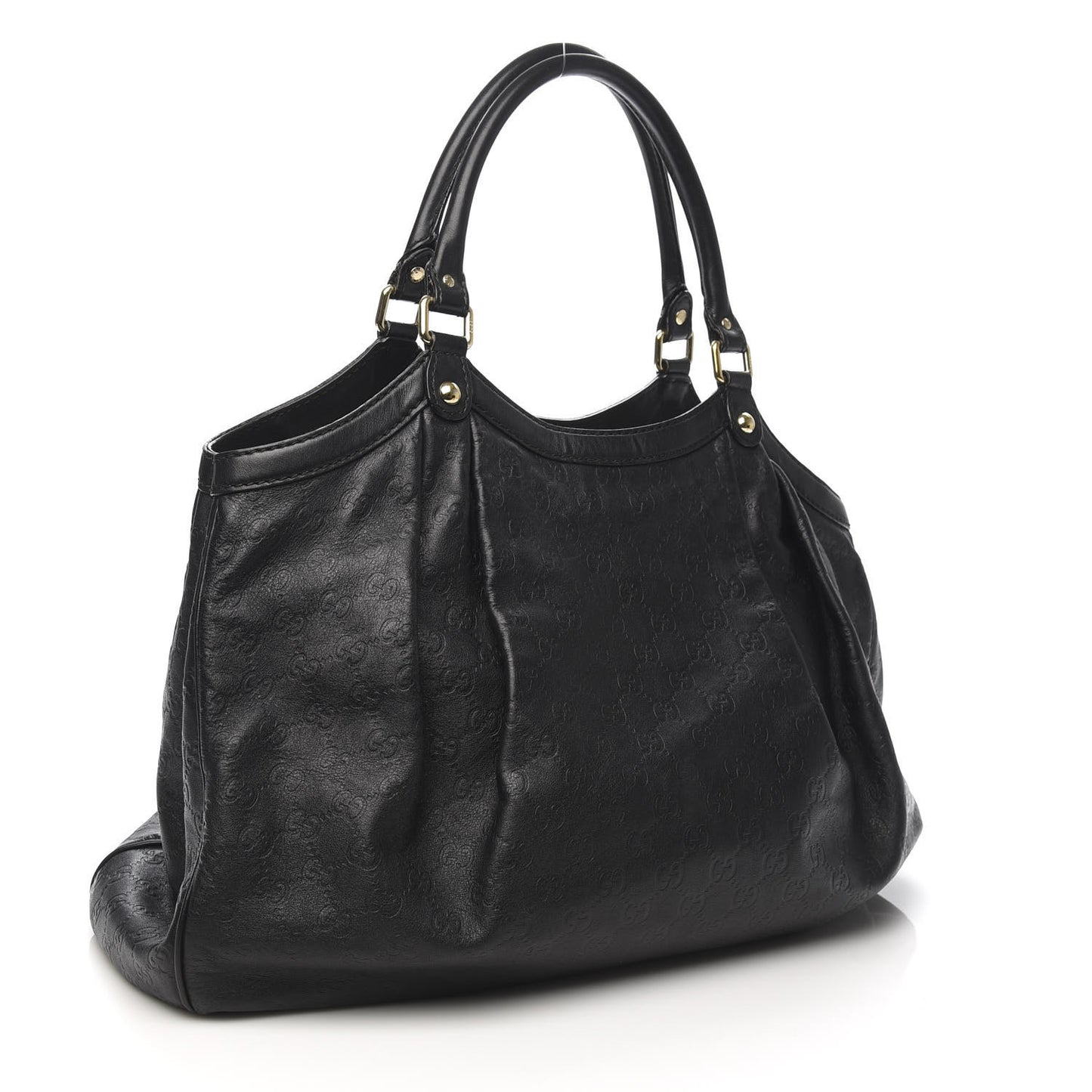 Guccissima Large Sukey Tote Black