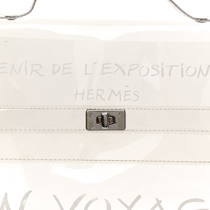 Hermes Vinyl Souvenir De L'Exposition Kelly Transparent 6 of 8
