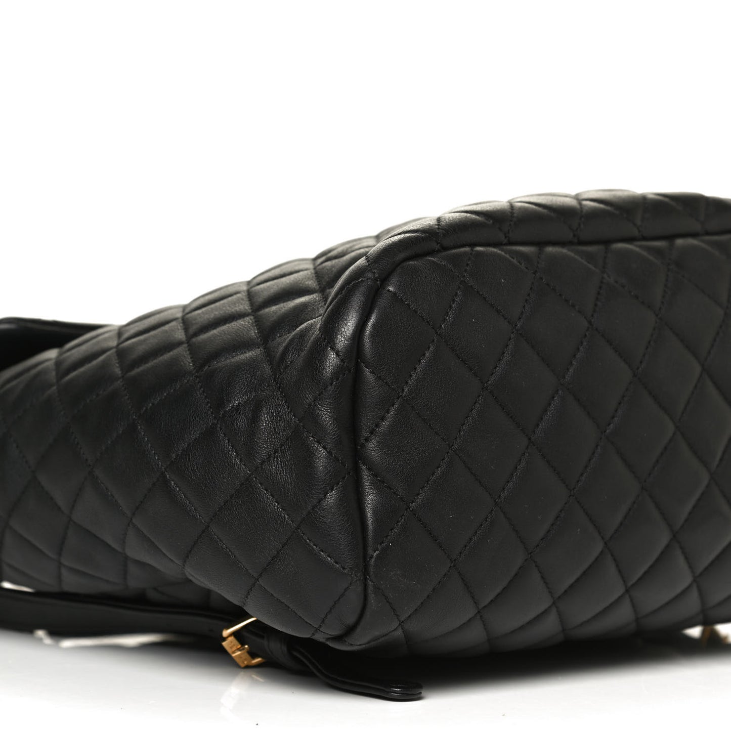 Lambskin Quilted Large Urban Spirit Backpack Black