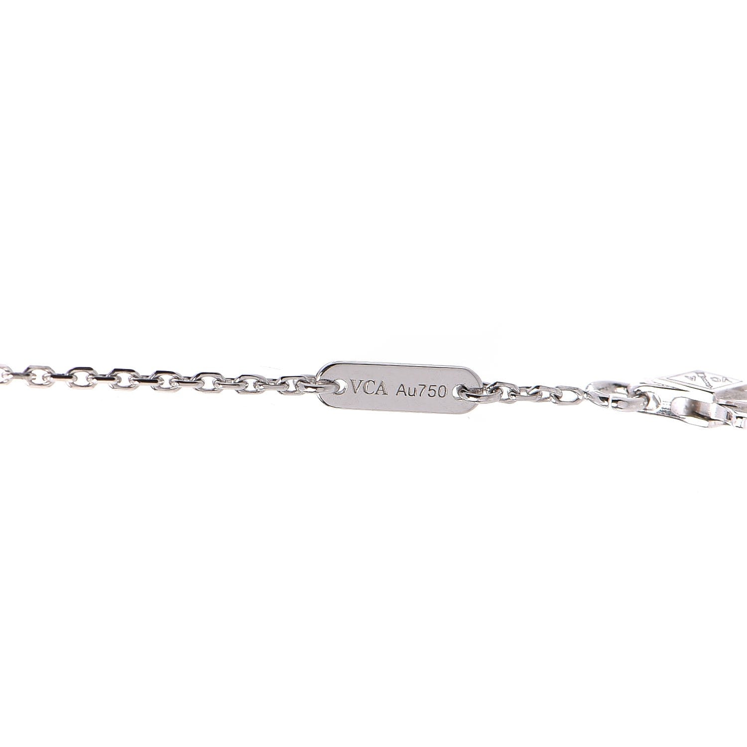 Van Cleef & Arpels 18K White Gold Turquoise Sweet Alhambra Butterfly Bracelet 5 of 6