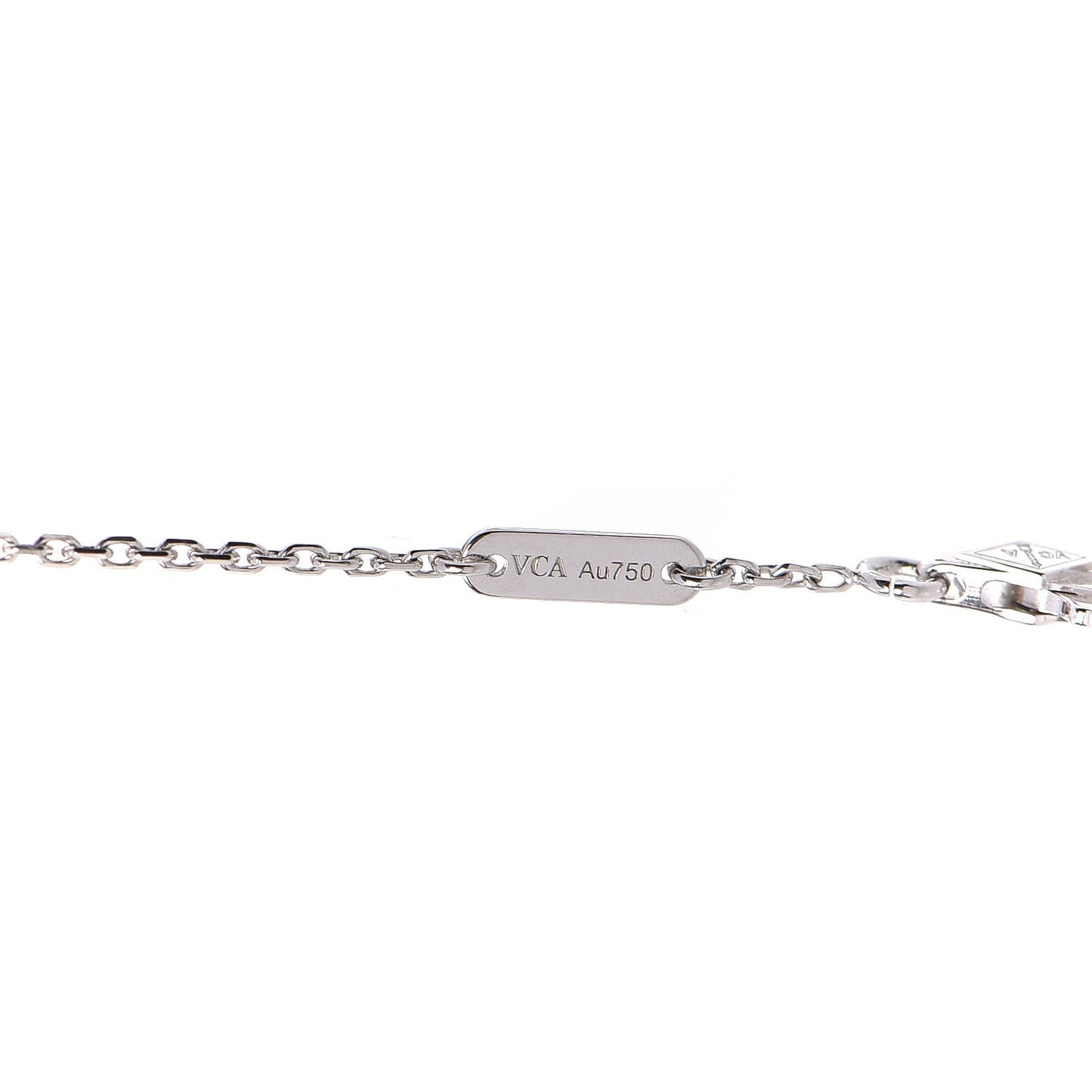 18K White Gold Turquoise Sweet Alhambra Butterfly Bracelet